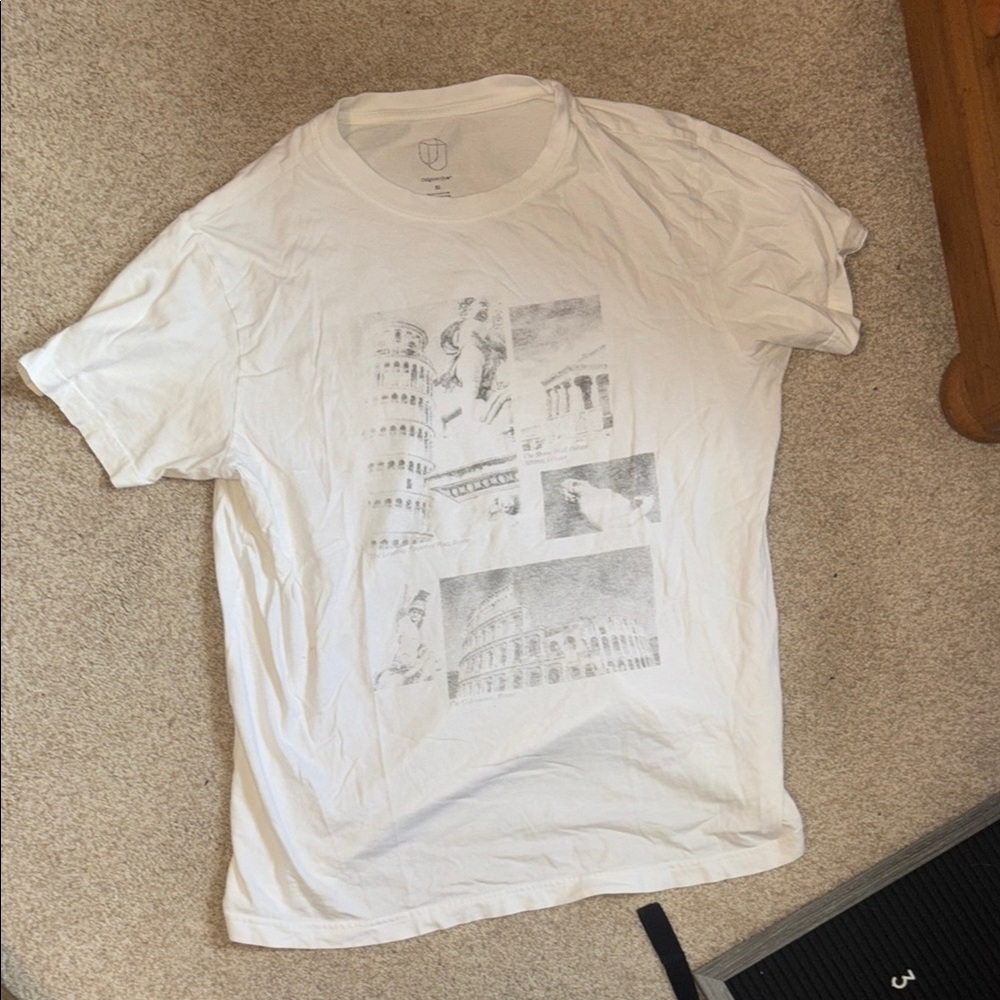 Original Use White Graphic Tee